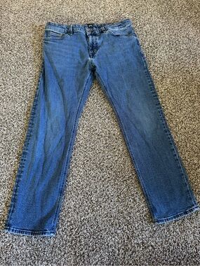 Hugo Boss Straight-Leg Blue Denim Jeans